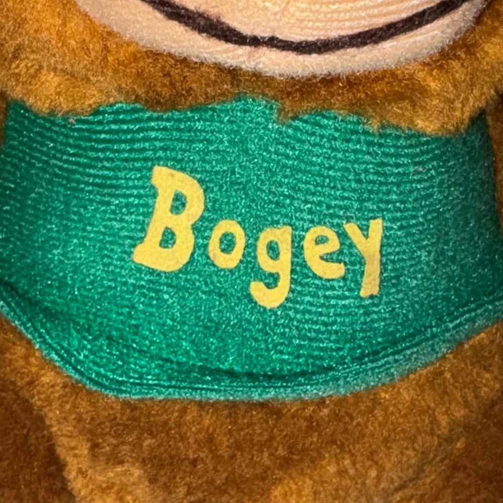 Vintage Bogey Orangutan Plush Toy 80s Collectible Brown Hallmark Shirt Tales